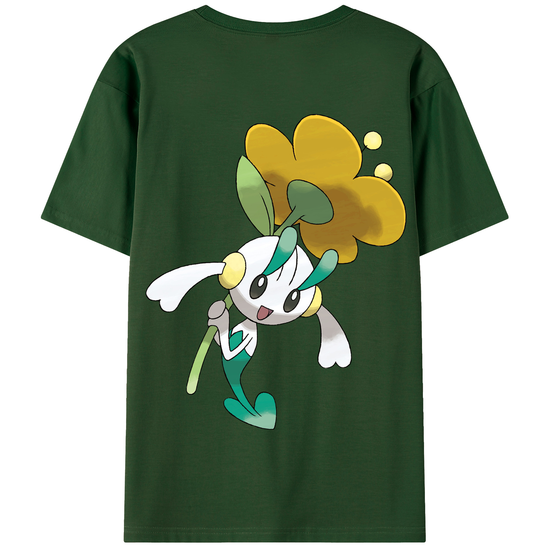 （画像用） ポケットモンスター Pokémon 綿100％半袖Tシャツ（背面プリント）